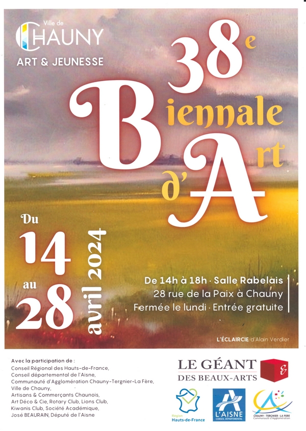 38me Biennale Chauny 2024