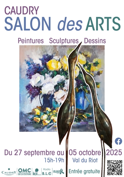 Affiche Caudry salon des arts 2025 B