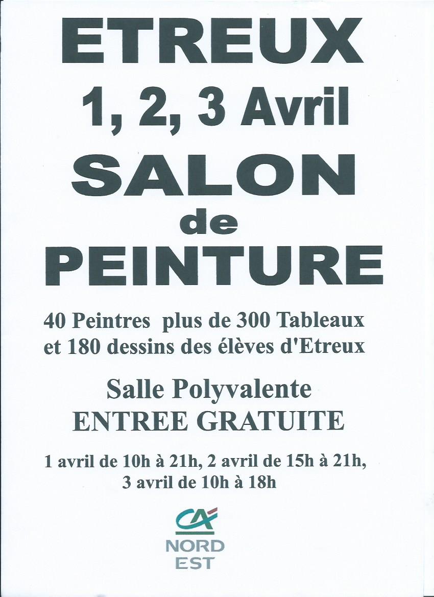 Affiche EXPO PEINTURE ETREUX 2022