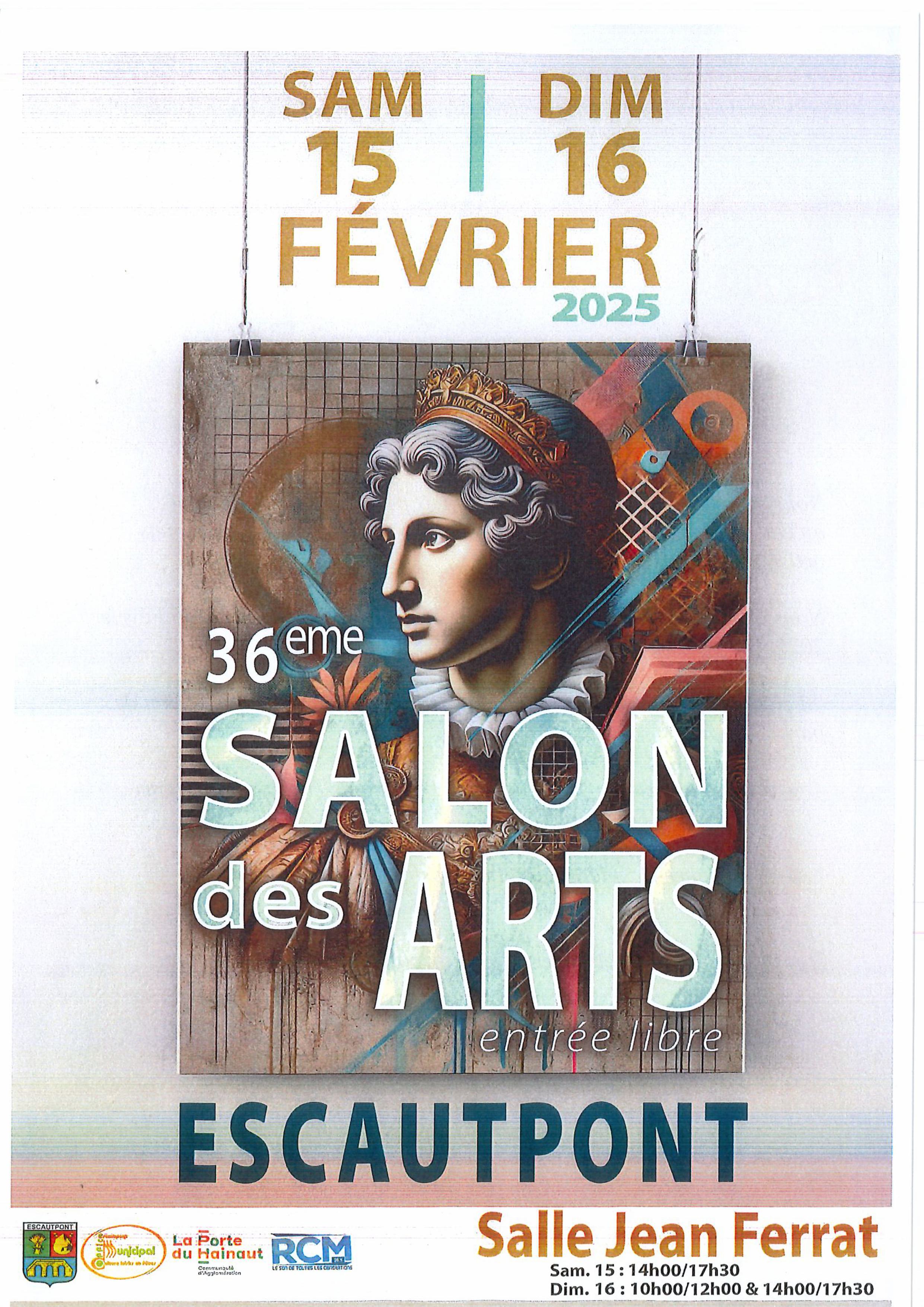 Affiche salon des Arts 2025 et courriers images 0